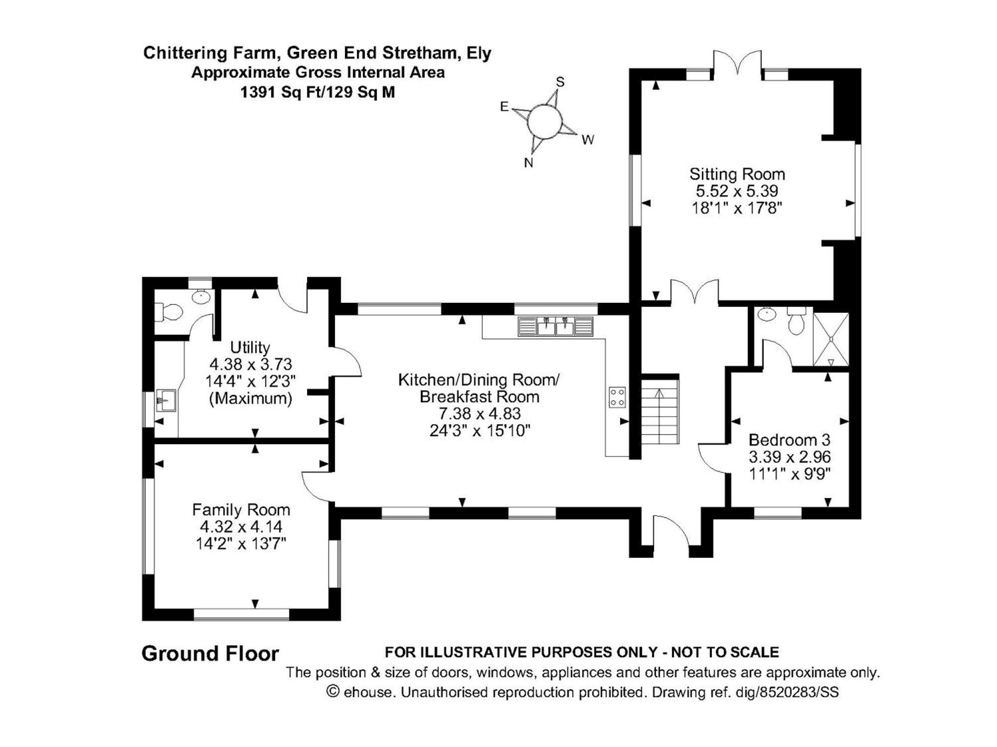 Villa Chittering Farm Stretham Esterno foto
